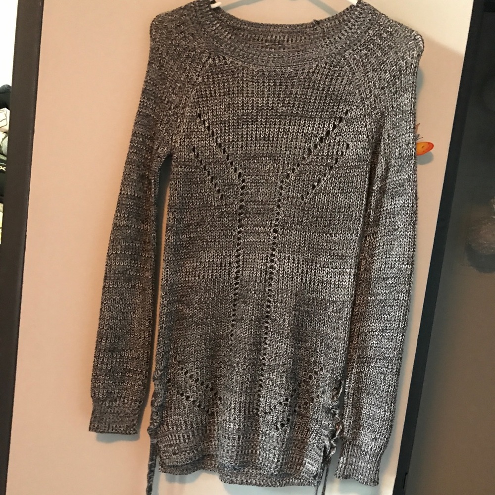 Gray sweater
